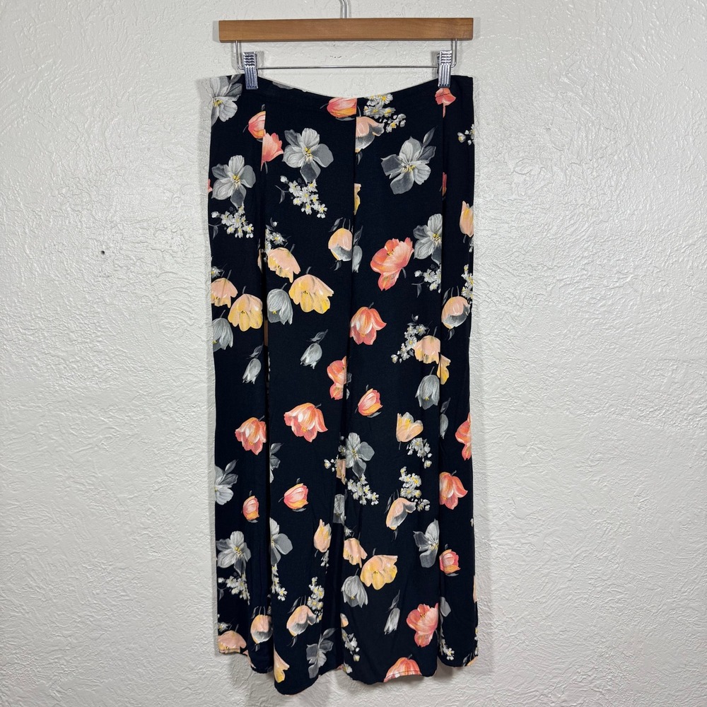 Vtg 90s Express Maxi Skirt Large Trad Wife Cottage Garden Country Farm Homestead
